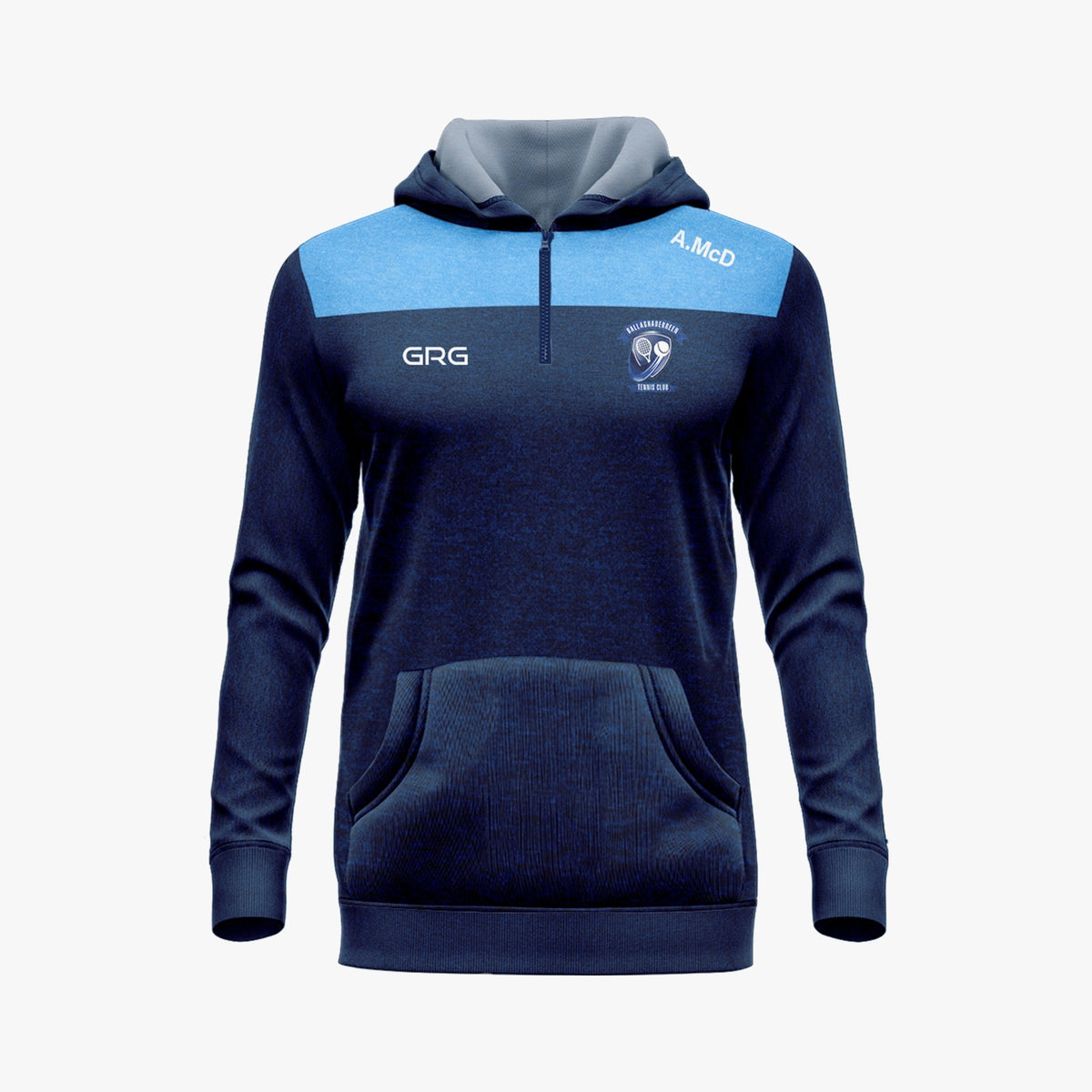 Quarter Zip Hoodie (Fleece Lined)
