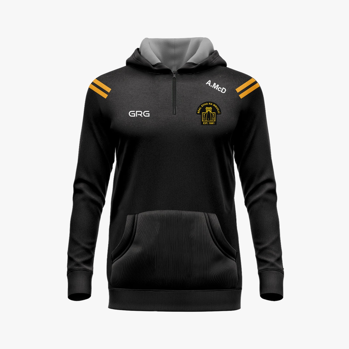 Quarter Zip Hoodie (Fleece Lined)