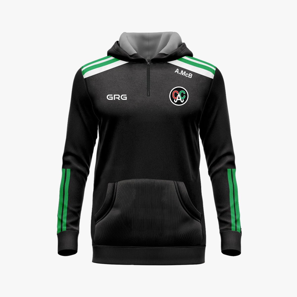 Quarter Zip Hoodie (Fleece Lined)