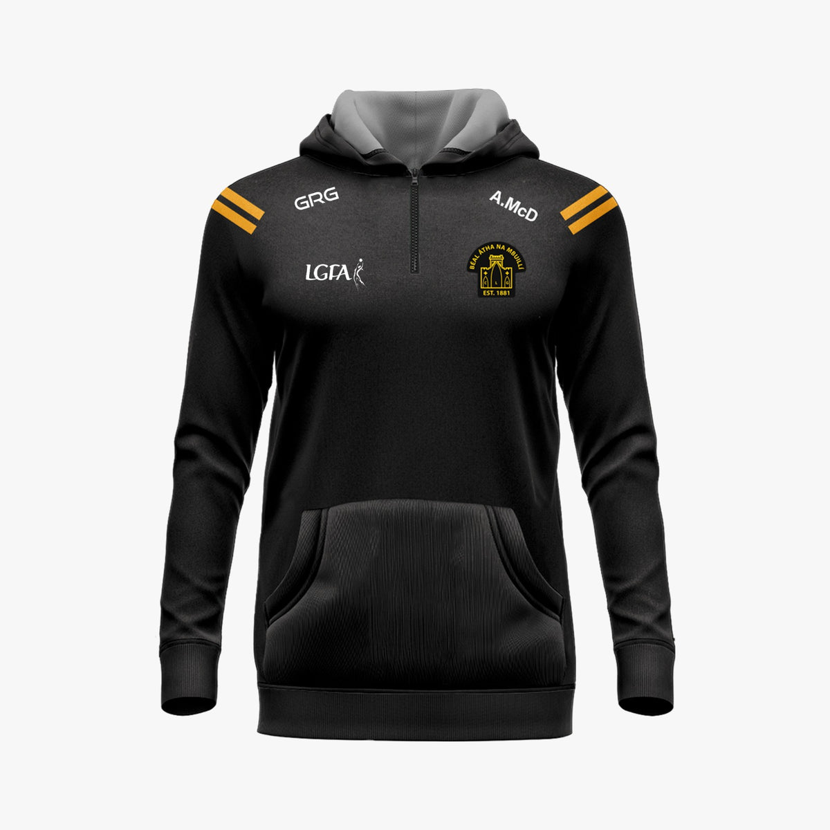 Quarter Zip Hoodie (Fleece Lined)